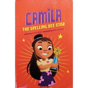 卡米拉明星系列原版英语彩色章节书讲述女孩卡米拉参加拼字比赛克服紧张实现梦想的励志成长故事适合710岁女孩阅读培养拼写技巧