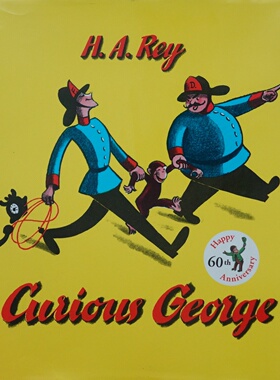 英语原版书好奇的乔治Sandpiper版彩色儿童绘本HA雷经典作品亲子共读激发想象力培养观察力36岁适读