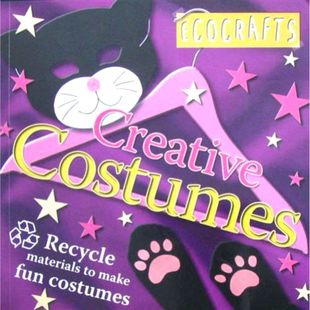 英语原版书环保工艺系列CreativeCostumes创意服装儿童手工绘本适合710岁孩子激发创造力学习废物利用制作角色扮演服饰