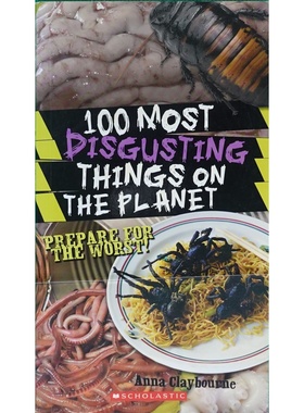 英语原版引进绘本地球上最恶心的100件事Disgusting科普读物学乐出版社出版安娜克莱伯恩著适合710岁儿童阅读的彩色章节书通过10
