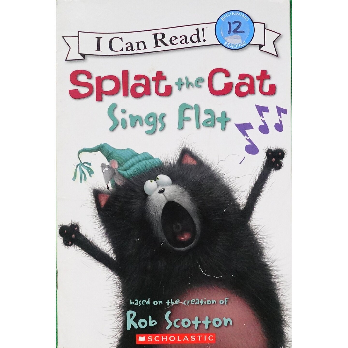英语原版书我会读系列飞溅猫唱跑调了亲子共读PictureBook小猫Splat克服舞台恐惧的温馨故事适合36岁儿童阅读的启蒙读物生动插画