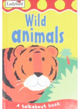 英语原版书野生动物Talkabout系列亲子共读启蒙绘本专为02岁宝宝设计的动物认知绘本通过色彩鲜艳的图片和简单问答帮助孩子学习