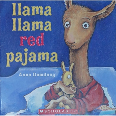 英文原版图书羊驼羊驼红睡衣