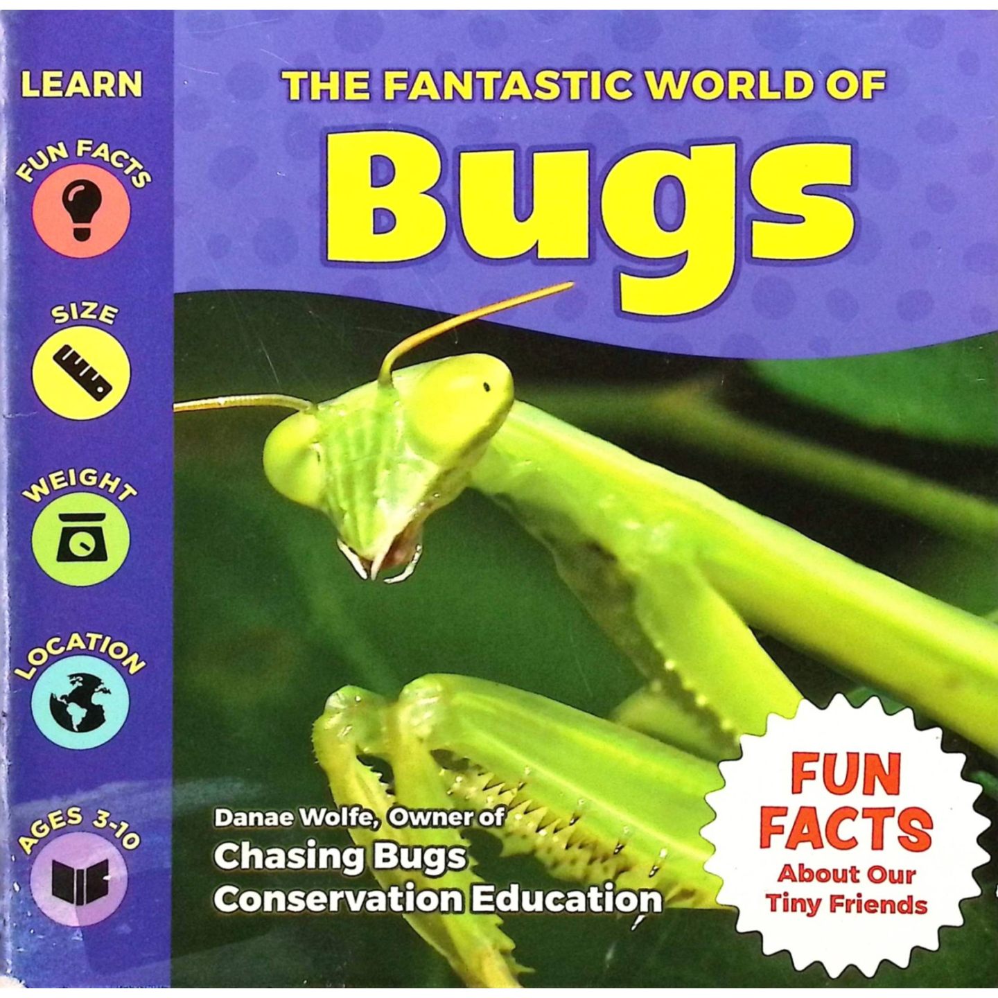 奇妙世界系列原版引进英语科普绘本TheFantasticWorldofBugs奇妙的昆虫世界专为710岁儿童设计的自然科学启蒙读物采用实物类比法