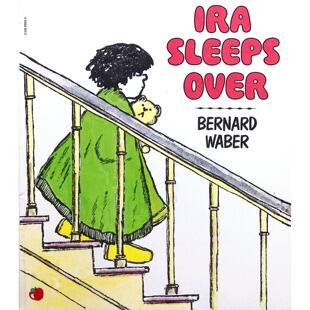 英语原版引进艾拉去朋友家过夜绘本伯纳德韦伯经典作品讲述孩子第一次在外过夜的成长故事帮助克服恐惧建立友谊培养独立性适合36