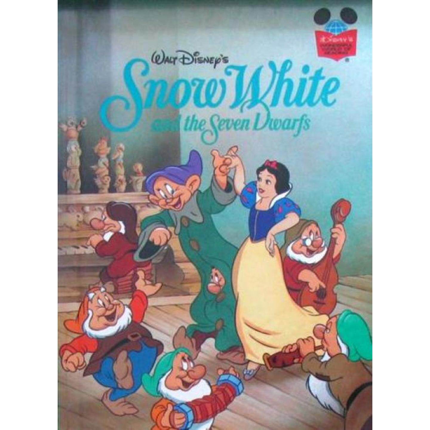 迪士尼奇妙阅读世界原版书英语绘本白雪公主和七个小矮人Disney经典童话故事亲子共读睡前故事适合36岁儿童培养善良勇敢品质