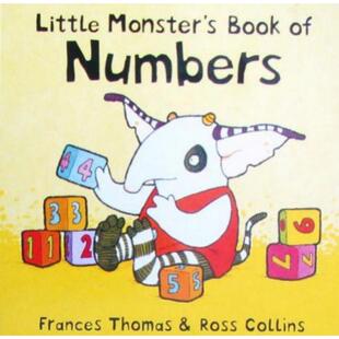 Little Monsters Publishing Numbers Collins木板书Bloomsbury Frances and Ross Book Thomas PLC小妖怪数字书