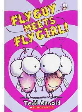 英语原版引进苍蝇小子系列FlyGuy遇见苍蝇女孩幽默绘本泰德阿诺德获奖作品适合36岁儿童阅读的趣味友谊故事书学乐出版社出版