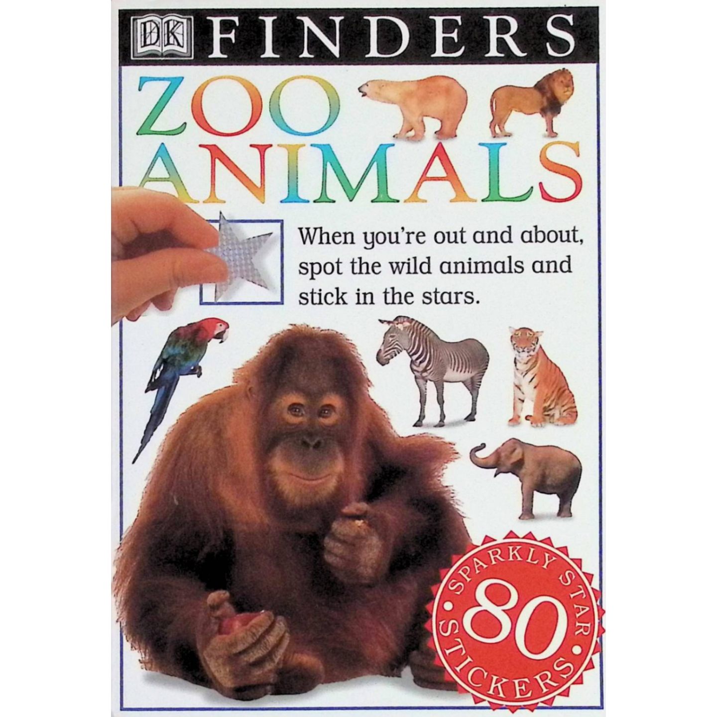 英文原版图书动物园动物互动绘