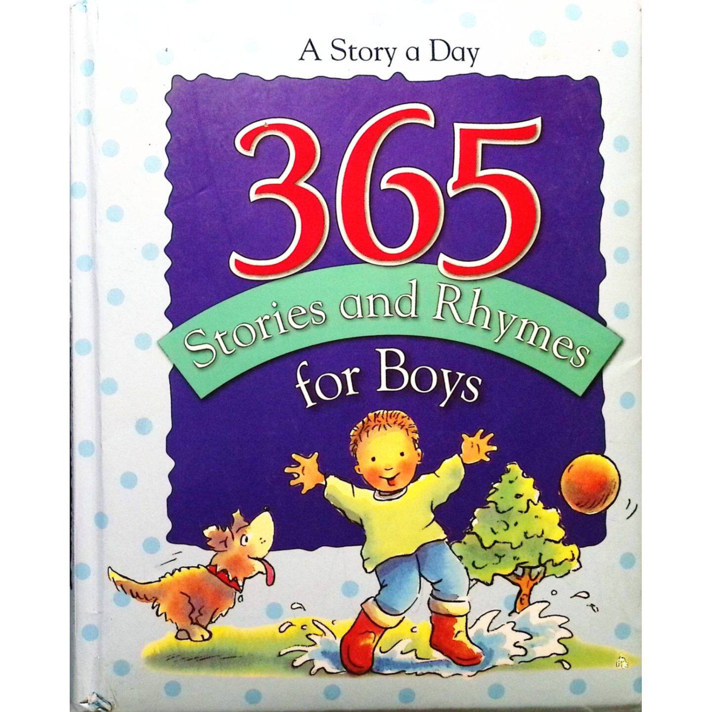 英语原版书男孩365个故事和童谣每日一个故事系列Story绘本专为36岁男孩设计收录365篇精彩故事和童谣涵盖冒险动物机械等主题由