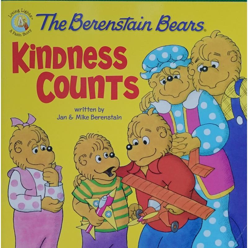 The Berenstain Bears: Kindness Counts (Berenstain Bears/Living Lights) by Jan BerenstainMike Berenstain平装Zondervan贝贝 书籍/杂志/报纸 儿童读物原版书 原图主图