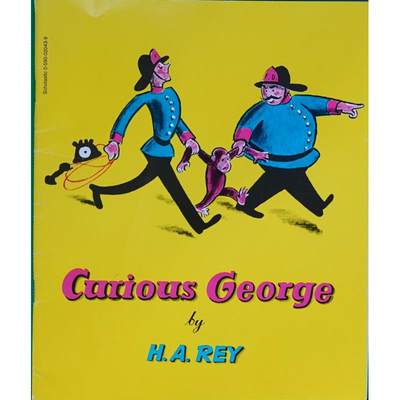 Curious George by H A Rey平装Scholastic好奇的乔治