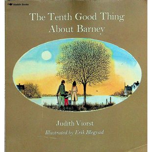 英语原版引进绘本关于巴尼的十件好事朱迪丝维奥斯特经典作品亲子共读生命教育帮助孩子理解死亡与哀悼适合36岁儿童黑白插图Judi