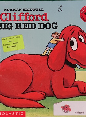 英语原版引进大红狗Clifford系列绘本诺曼布里德韦尔经典作品亲子共读适36岁儿童培养爱与责任意识畅销全球126亿册