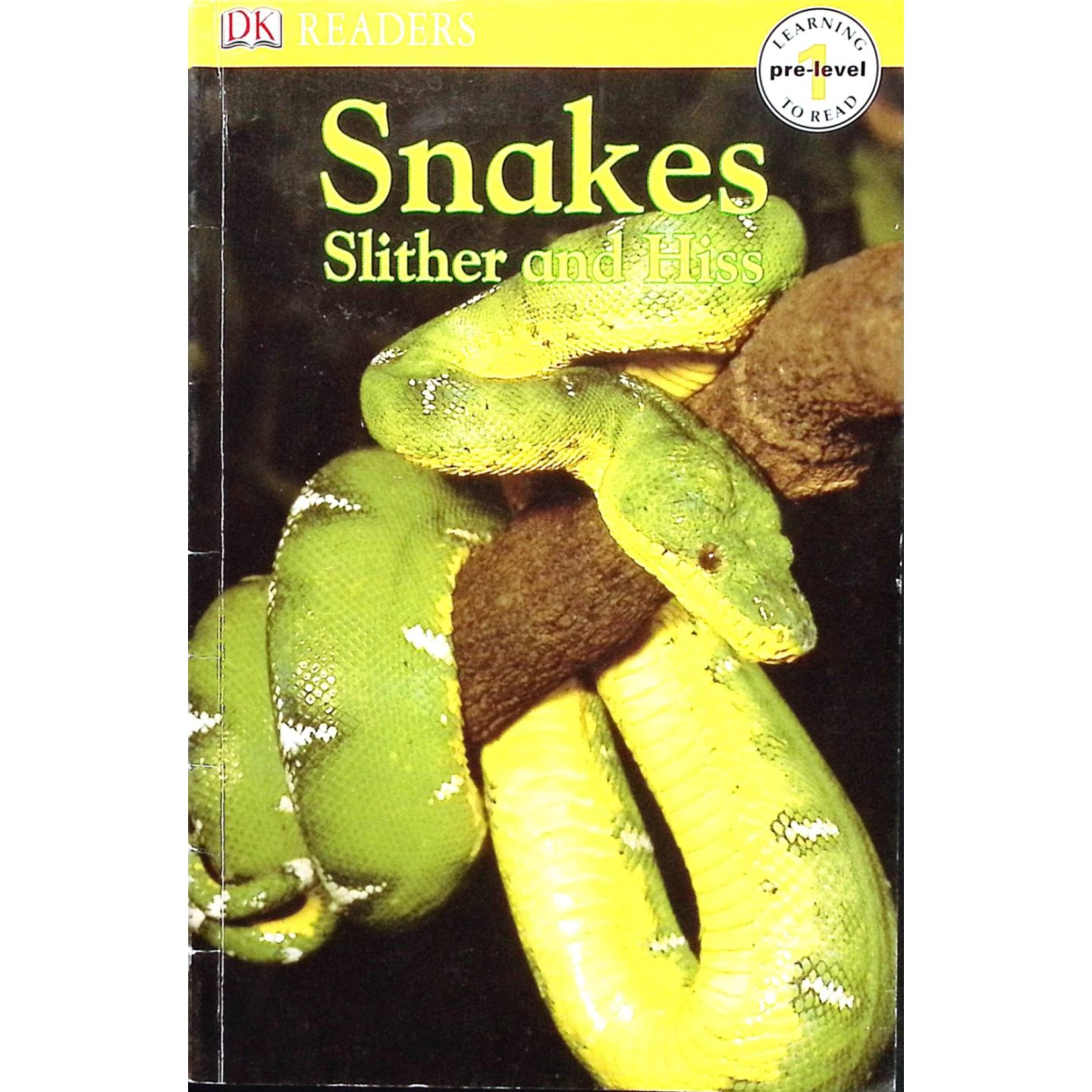 DK读物原版书英语启蒙科普绘本SlitherandHiss滑动与嘶嘶适读36岁费奥娜洛克著DK出版社出品通过精美照片和生动插图介绍各种蛇类