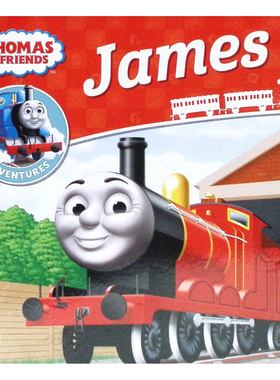 托马斯和朋友们火车头冒险系列原版书James英语绘本适合36岁亲子共读讲述红色火车头詹姆斯的故事培养孩子阅读兴趣学习火车知识