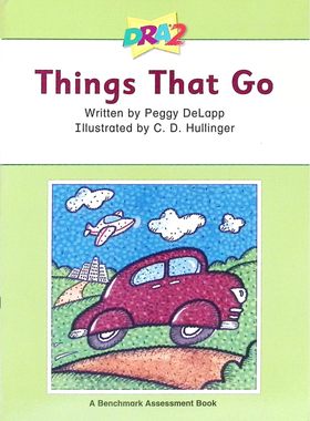 DRA2分级阅读原版英语绘本会跑的交通工具ThingsThatGo适合02岁幼儿启蒙认知彩色插图帮助孩子学习飞机汽车等常见交通工具英语词