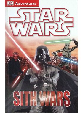 DK冒险系列原版引进StarWars西斯战争英语绘本适合710岁儿童阅读的星球大战主题科幻读物讲述达斯维达与绝地武士的精彩故事
