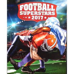 美式橄榄球超级巨星系列原版书英语青少年Sports图鉴2017赛季NFL球星权威指南包含汤姆布雷迪等顶级球员职业生涯数据精彩瞬间摄