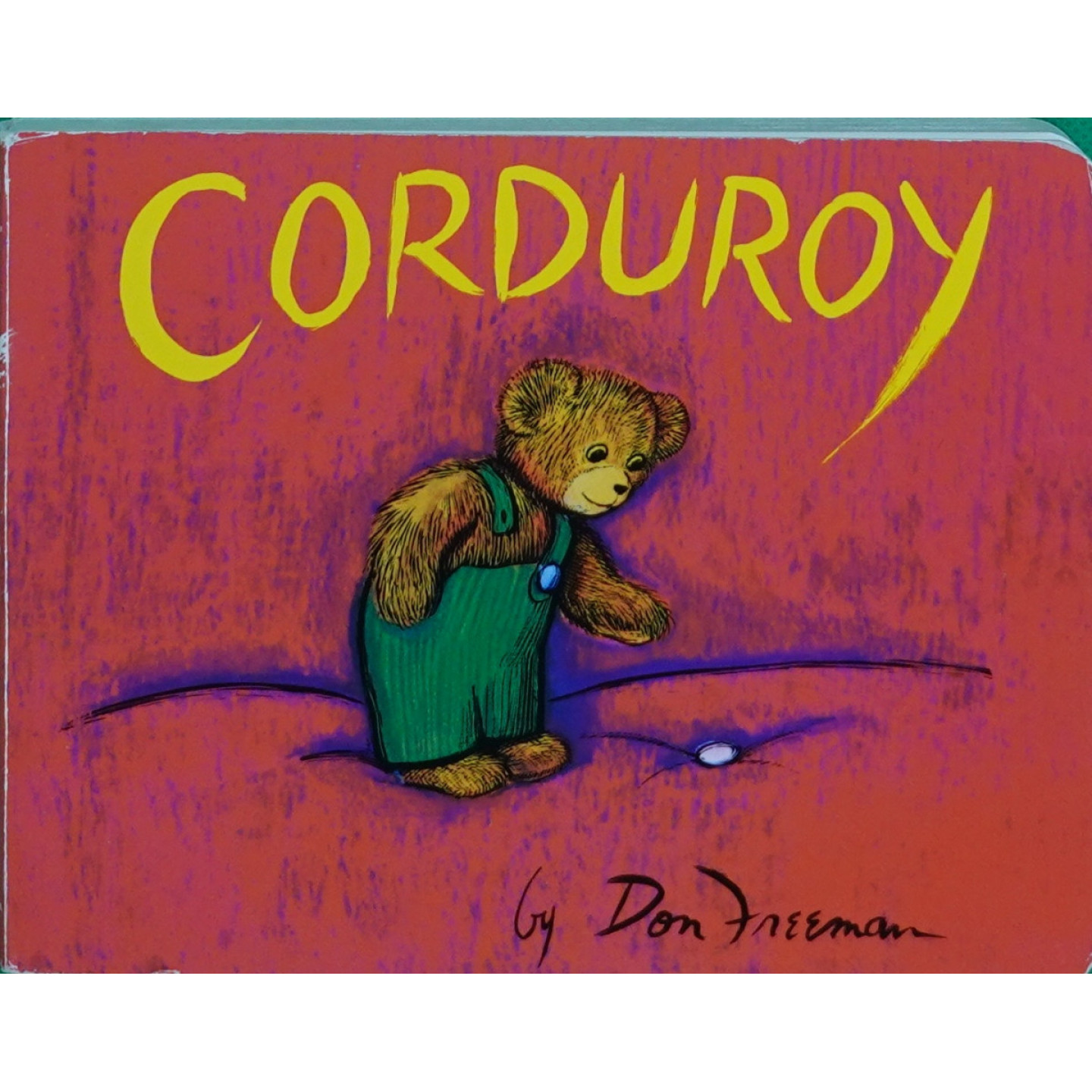 英文原版图书经典绘本灯芯绒裤