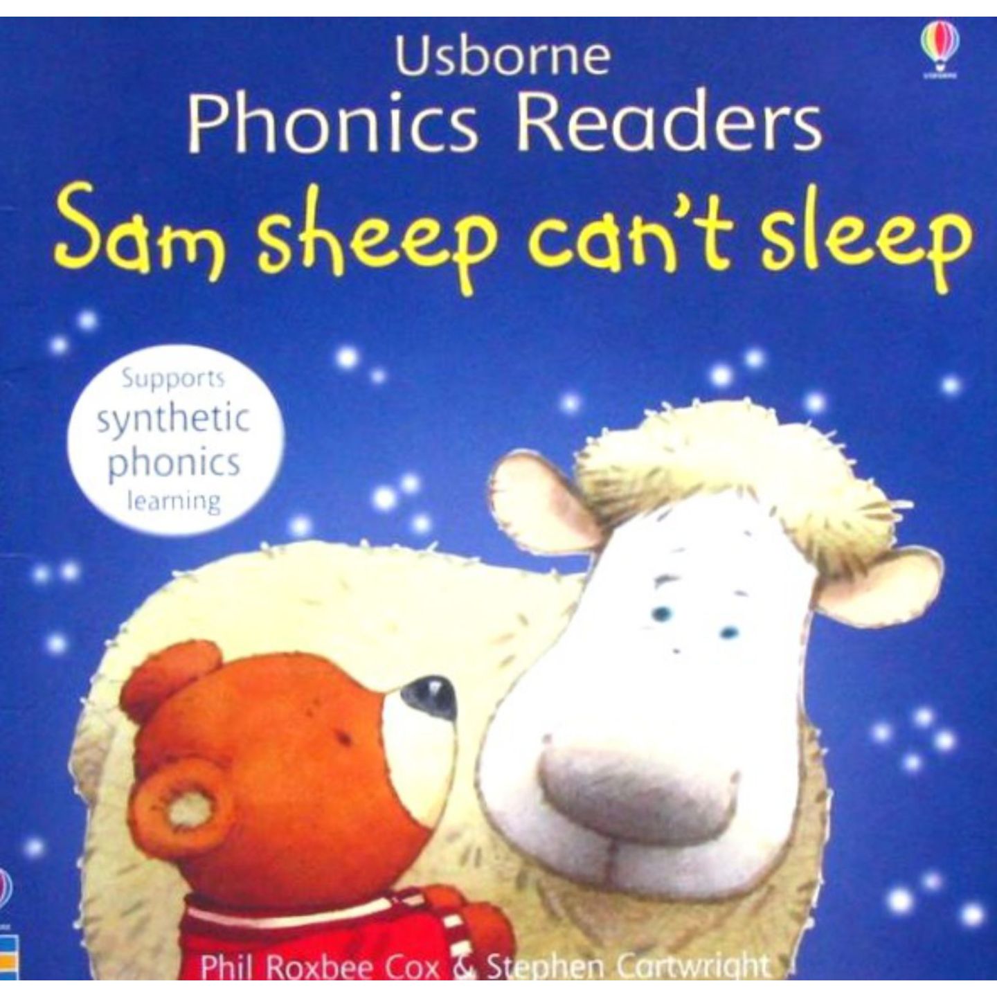 英语原版书自然拼读读本SamSheepCantSleep绘本亲子共读36岁儿童睡前故事英国奥斯本出版社Usborne出品帮助孩子学习自然拼读动物
