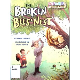 英语原版引进小小创客系列破损的蜂巢获奖STEAM教育绘本莉迪亚卢基迪斯著安德烈塞奥林绘710岁儿童适读包含蜜蜂生态知识和创客