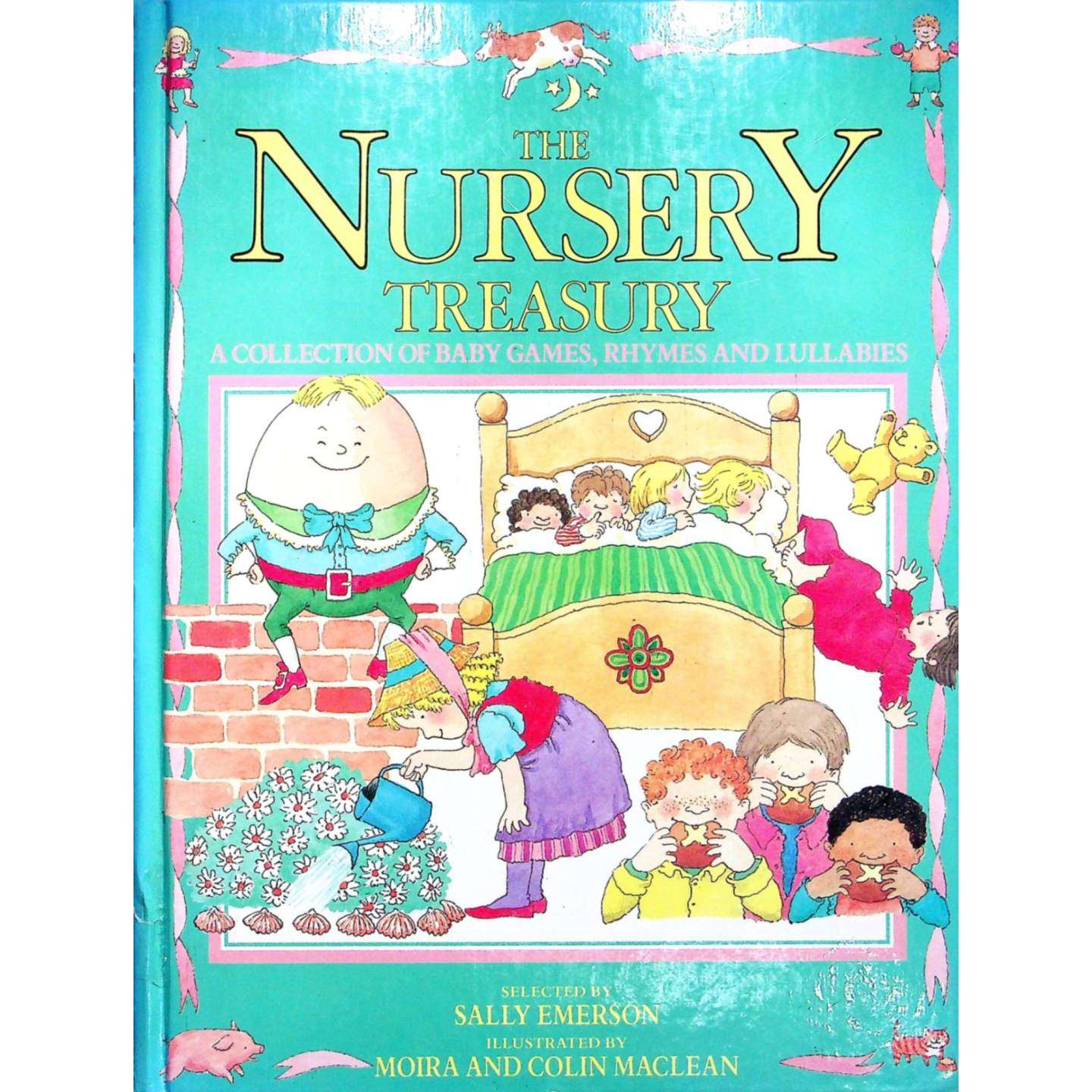 英语原版书育儿宝藏精选童谣摇篮曲游戏合集适合06岁亲子共读培养语言能力豆芽书系列Doubleday出版色彩鲜艳插图生动