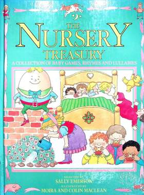 英语原版书育儿宝藏精选童谣摇篮曲游戏合集适合06岁亲子共读培养语言能力豆芽书系列Doubleday出版色彩鲜艳插图生动