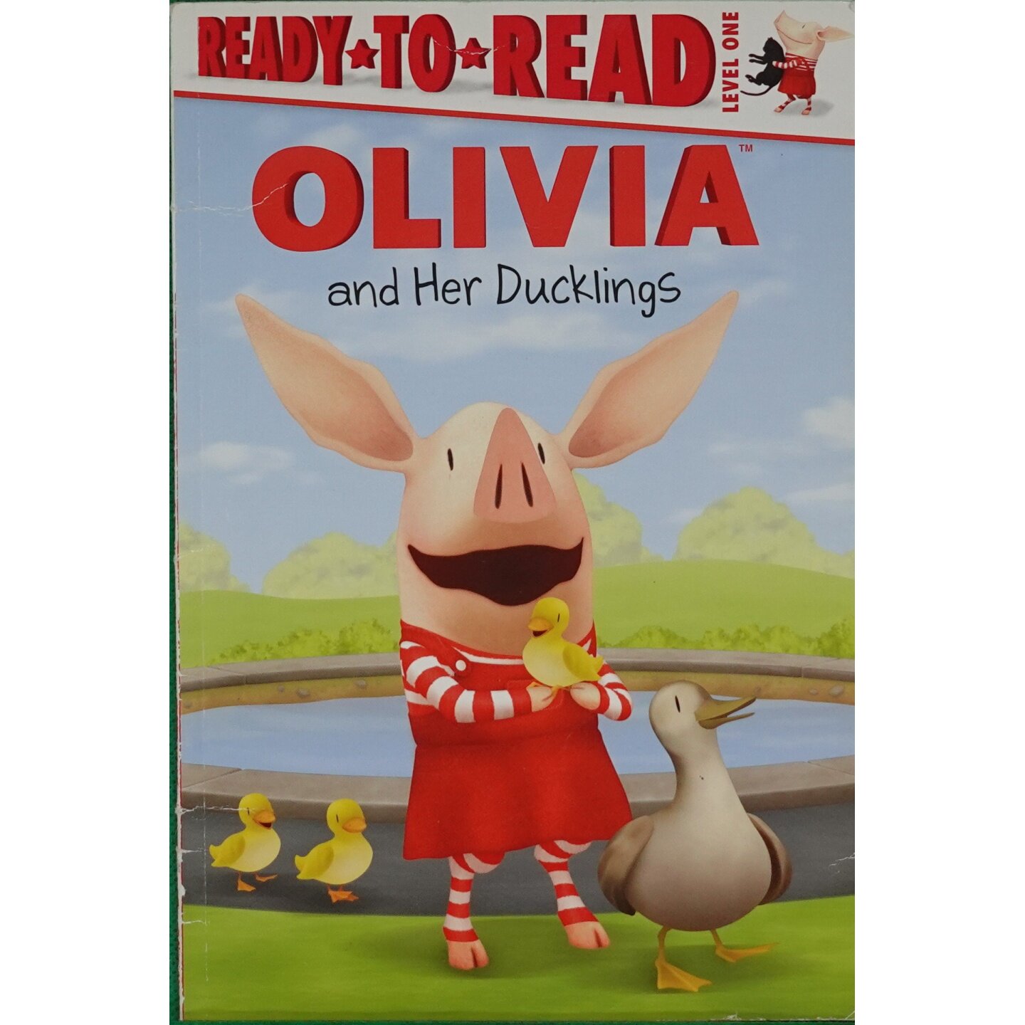 英语原版书学乐ReadytoRead系列奥莉薇和小鸭子们Olivia亲子共读绘本适合36岁儿童阅读讲述奥莉薇照顾小鸭子的温馨故事培养孩子