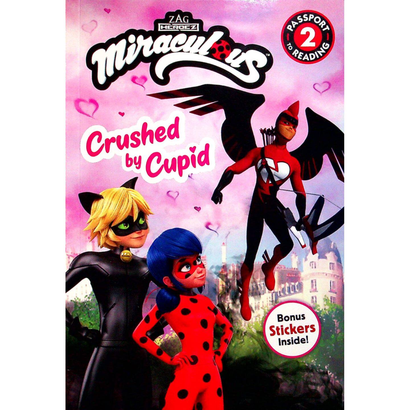 英语原版书CrushedbyCupid阅读通行证2级绘本书改编自热门动画瓢虫雷迪适合7-10岁儿童亲子共读包含433个单词和59个高频词附赠精