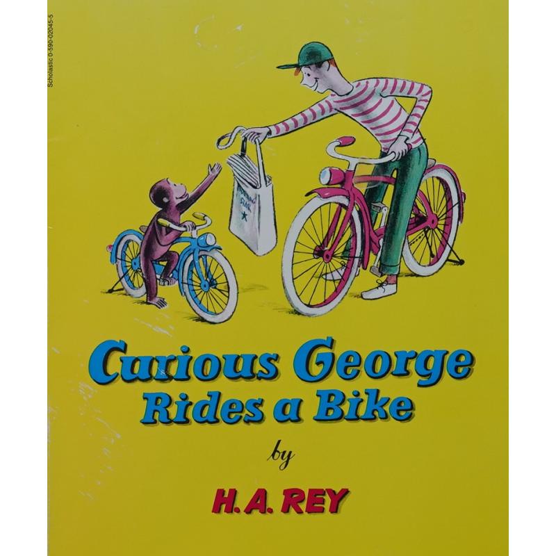 Curious George Rides a Bike by Rey H. A.平装Scholastic好奇的乔治骑一辆自行车