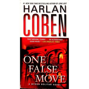 英语原版书OneFalseMove迈伦博利塔系列悬疑推理小说青少年适读纽约时报畅销作家哈兰科本代表作讲述体育经纪人卷入的犯罪谜团培