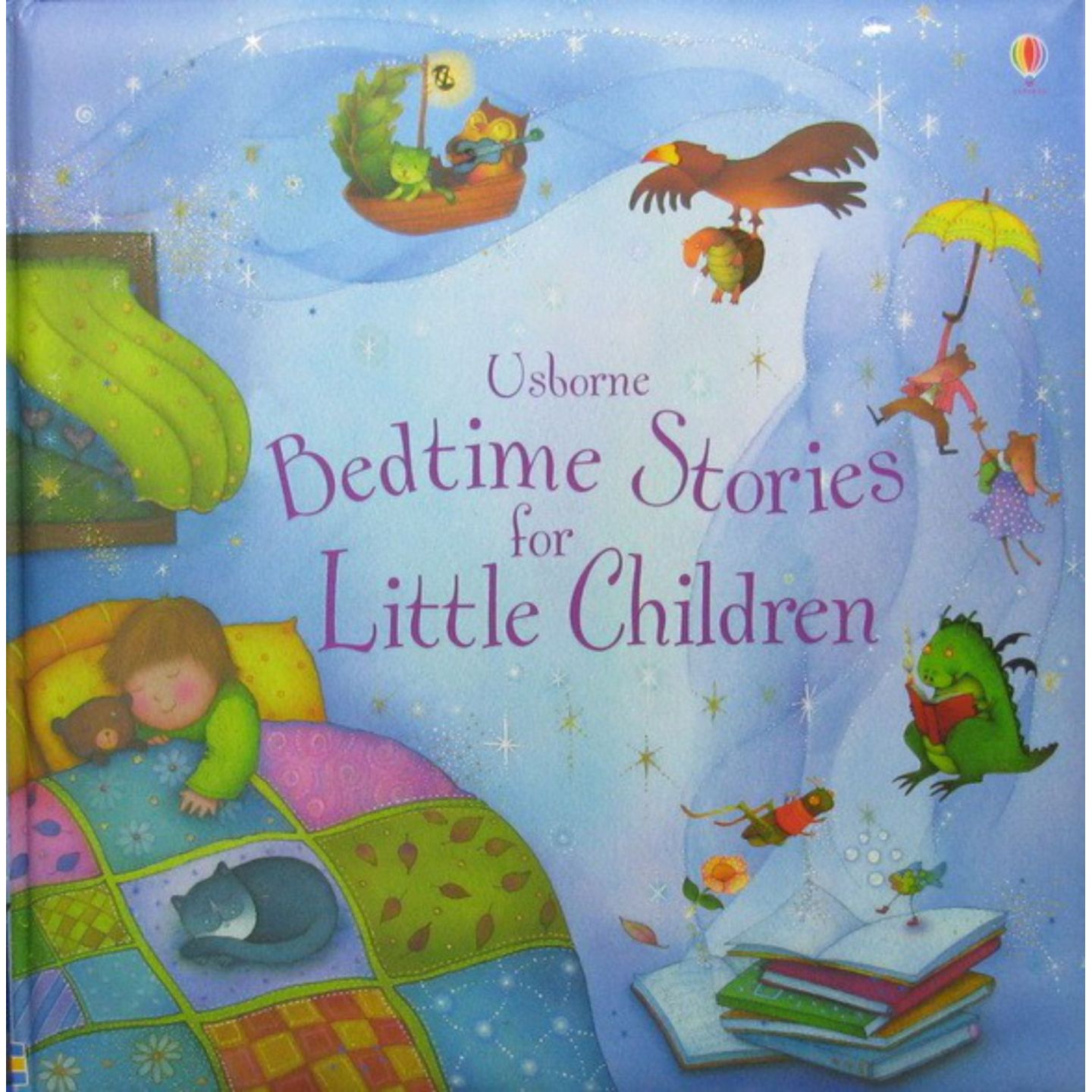 英语原版书Usborne睡前故事集亲子共读绘本童话精选伊索寓言和经典童话故事适合36岁儿童培养阅读习惯和想象力英国奥斯本出版社