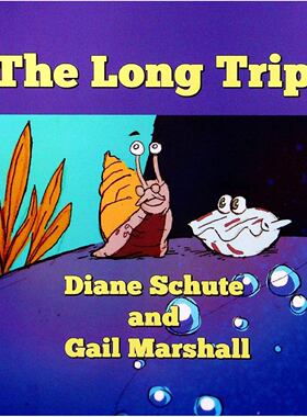 英语原版书长途旅行是一本充满温情的海底冒险故事适合36岁儿童与家长亲子共读讲述小寄居蟹Clammy在深邃大海中克服孤独勇敢面对