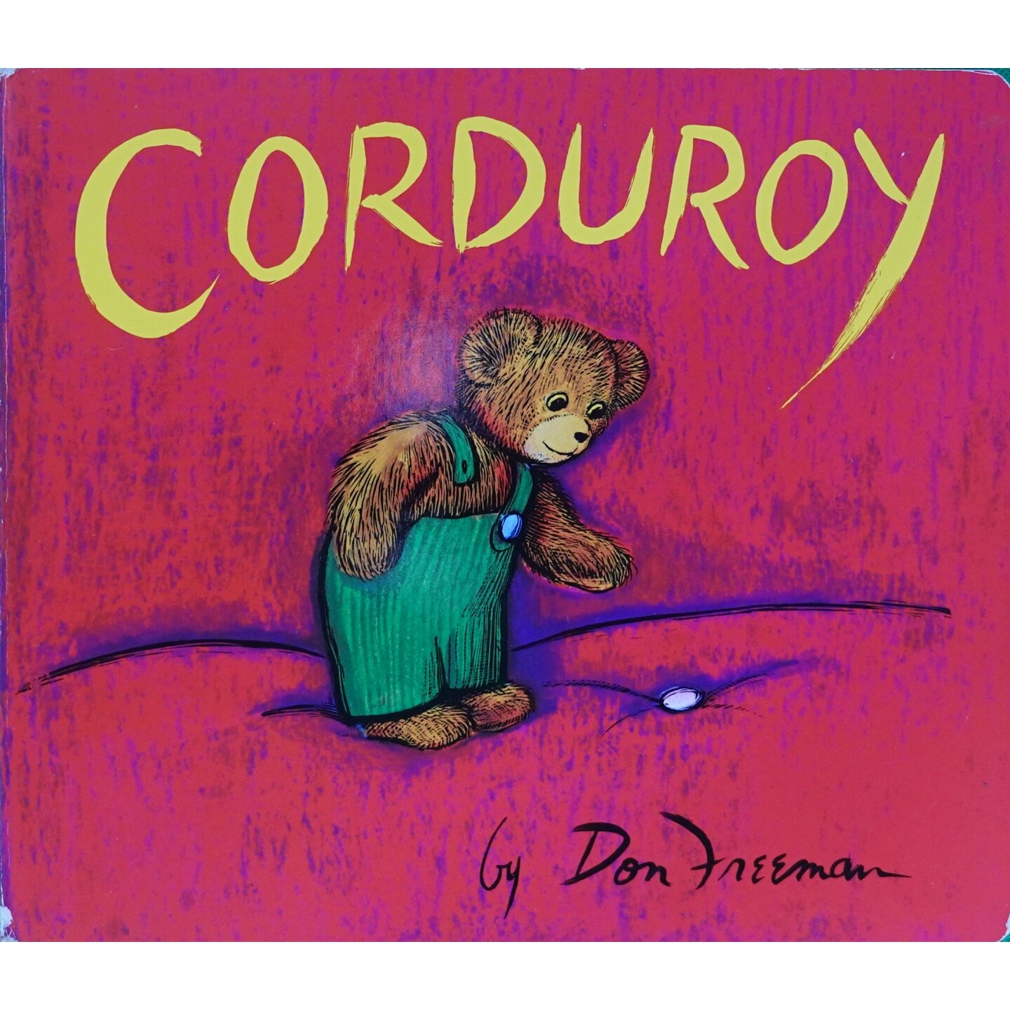 英语原版书灯芯绒裤子Corduroy绘本唐弗里曼经典作品亲子共读睡前故事温暖人心的爱与接纳故事适合36岁儿童阅读