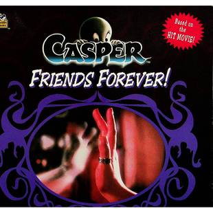 英语原版引进金光闪闪系列FriendsForever永远的朋友彩色章节书绘本根据热门电影鬼马小精灵改编讲述捉鬼专家哈维博士和女儿凯特