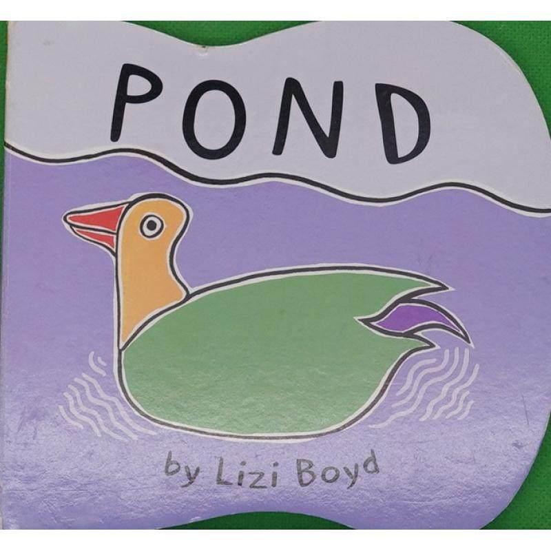 pond by lizi boyd木板书chronicle books池塘
