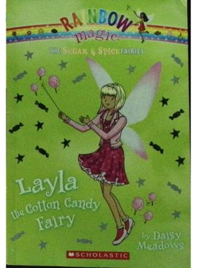 糖和香料仙女系列原版书Layla棉花糖仙女英语绘本女孩奇幻童话故事英国作家戴西梅多斯创作学乐出版社出版适合710岁女孩阅读培养