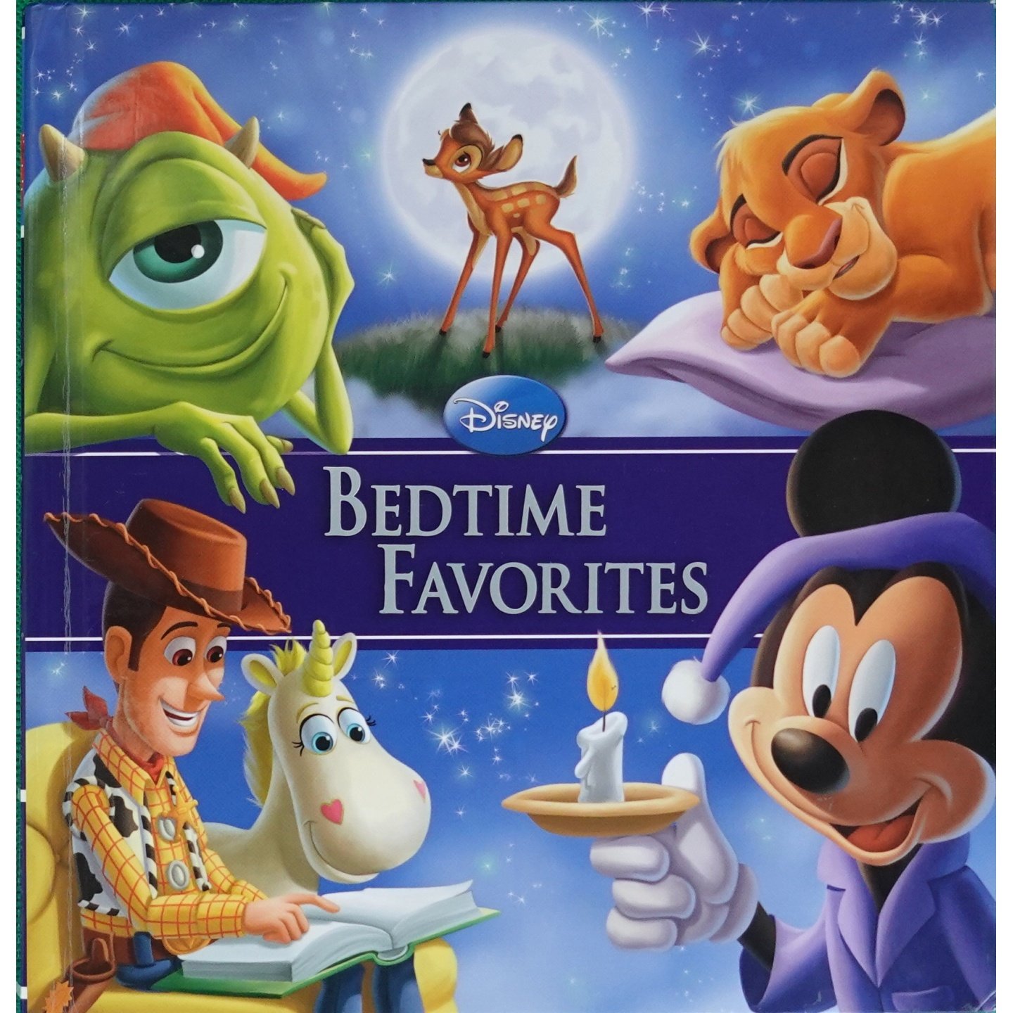 迪士尼原版书BedtimeFavorites睡前故事集英语绘本亲子共读收录玩具总动员狮子王等经典动画故事温馨有趣帮助36岁儿童放松入睡培