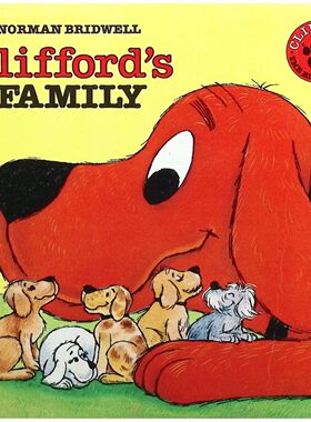 克利福德系列原版书英语绘本亲子共读Clifford温馨家庭故事诺曼布里德韦尔创作的大红狗克利福德系列经典作品适合36岁儿童阅读通