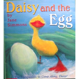 英语原版 温馨故事学习耐心与爱 书DaisyandtheEgg简西蒙斯温暖成长故事绘本适合36岁亲子共读讲述小鸭子黛西等待新生命到来
