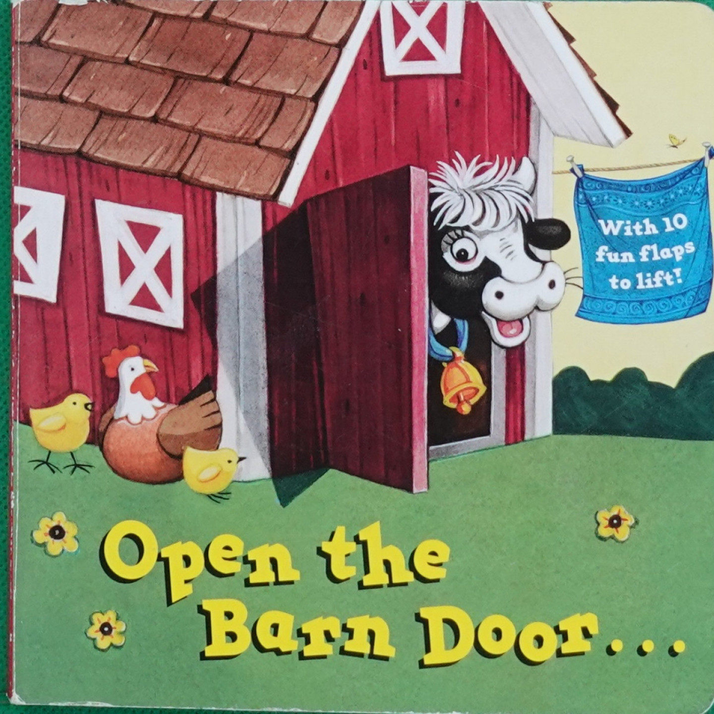 英文原版图书农场动物翻翻书