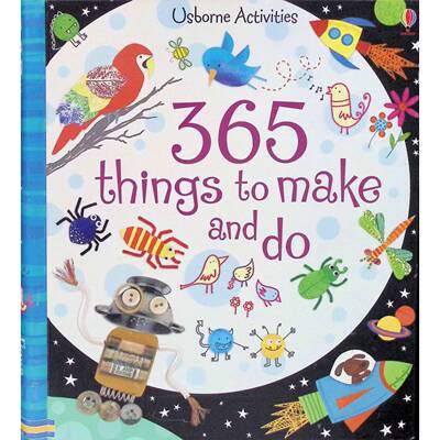 英文原版图书365件亲子手工书