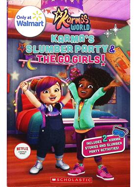 格莱美奖得主卢达克里斯创作的卡玛的世界系列原版英语分级故事书讲述女孩卡玛通过睡衣派对和组建乐队学会社交成长的故事彩色插