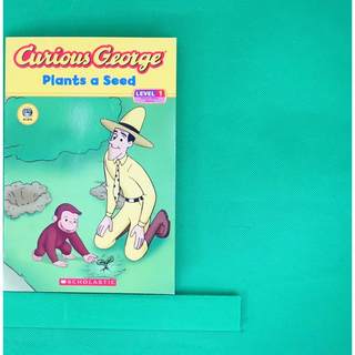 Curious George Plants a Seed by Erica Zappy平装Scholastic好奇的乔治种下了一粒种子