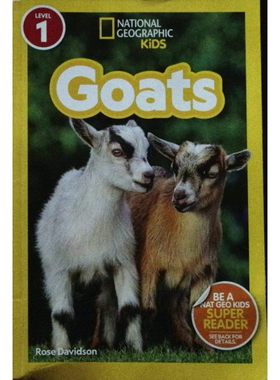 国家地理儿童读物系列原版书Goats英语科普彩色章节书适合36岁儿童阅读了解山羊外貌特征生活习性生长过程等基本知识