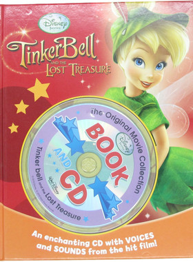 迪士尼仙子系列TinkerBell原版书奇幻冒险英语绘本亲子共读讲述叮当铃寻找魔法镜子的奇妙旅程培养孩子友谊责任感和勇气附赠电影