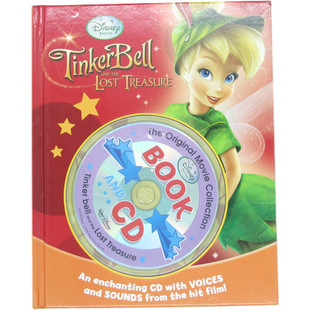 迪士尼仙子系列TinkerBell原版书奇幻冒险英语绘本亲子共读讲述叮当铃寻找魔法镜子的奇妙旅程培养孩子友谊责任感和勇气附赠电影