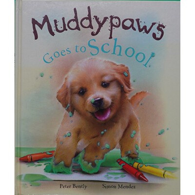 英文原版图书泥爪上学英语绘本