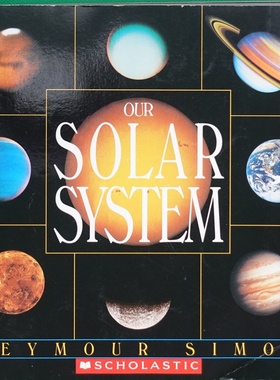 英语原版书我们的太阳系绘本天文科普亲子共读SolarSystem西摩西蒙著学乐出版社出版适合710岁儿童阅读的科普读物通过50多张彩色